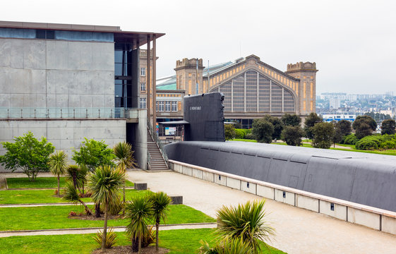 Cherbourg,  France,Normandy, La Cite De La Mer, and the nuclear submarine 'Le Redoutable'