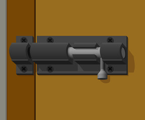 Lock slot door is not locked