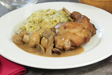 lapin sauce champignons 17032016