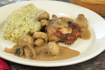 lapin sauce champignons 17032016