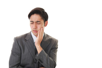 苦悩するビジネスマン
