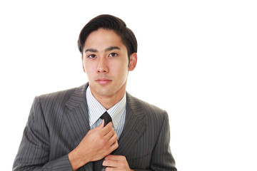 笑顔のビジネスマン