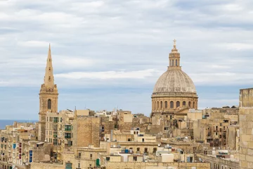 Deurstickers Valletta Cityscape View © GeniusMinus