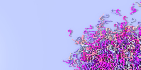 Infinite question marks