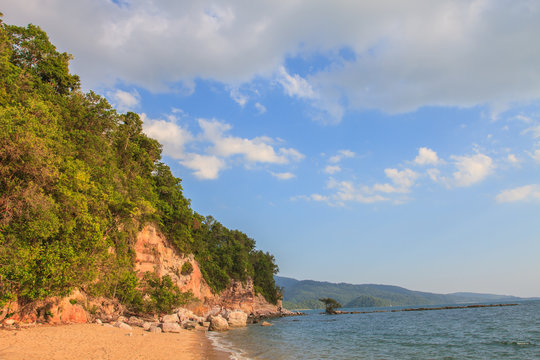 Fototapeta beautiful tropical sea in summer