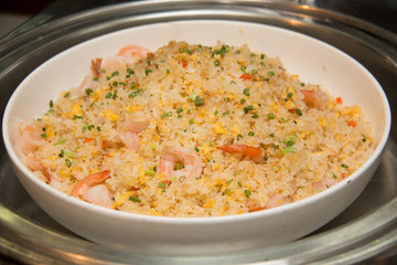 Fried rice with shrimp