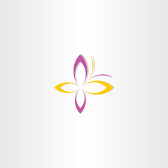 butterfly vector icon sign symbol