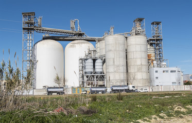 Obraz premium Factory, industrial buildings, environment