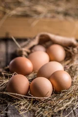 Zelfklevend Fotobehang Eggs © Grafvision