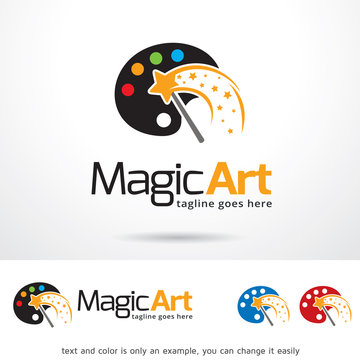 Magic Art Logo Template Design Vector 