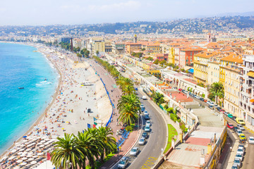 Aerial view of Nice, French Riviera