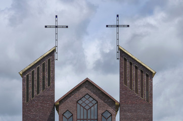 Belarus, Baranovichi: church St. Zygmunt (fragment).