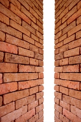 Background view of old brick wall