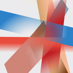 Obraz premium Abstract background with colorful overlapping layers