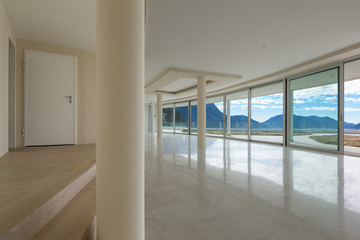 empty room of a modern penthouse