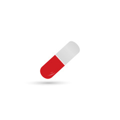 tablet (capsule) red, white