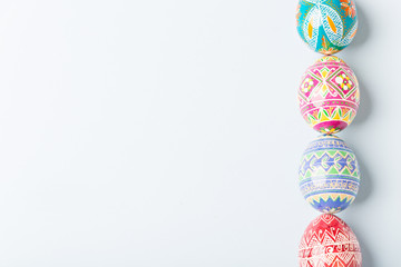 colorful easter eggs