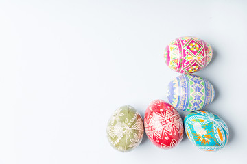 colorful easter eggs