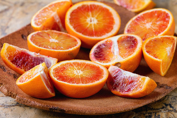 Fototapeta na wymiar Blood orange fruit