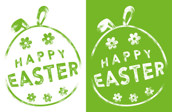 Rubber Stamp - HAPPY EASTER