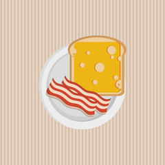 Breakfast icon design