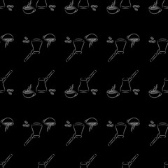 cezve coffee seamless 