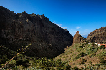 Fototapeta na wymiar Beautiful Tenerife landscape - Masca Village