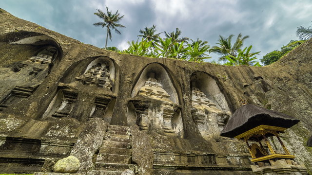4K Timelapse. Pura Gunung Kawi. 15 July 2015, Bali, Indonesia