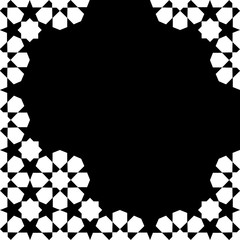 Zellige mosaic template. 