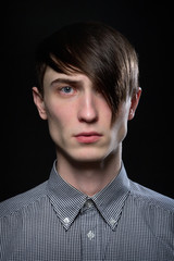 Fototapeta premium Portrait of a handsome young guy
