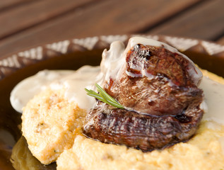 Beef Fillet on Polenta