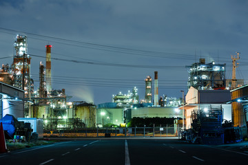 Fototapeta na wymiar Industry factory in kawasaki