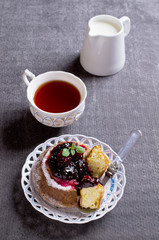 Sweet baked cake