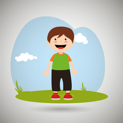 Fototapeta premium happy kids design 