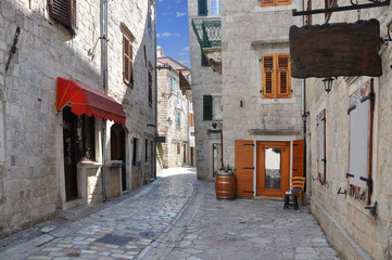 Fototapeta na wymiar Kotor is one of the oldest in Montenegro