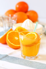 Fresh orange juice