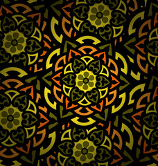 Mandala. Round Ornament Pattern. Islam, Arabic, Indian, ottoman