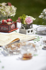 Decoration of a Persian wedding table