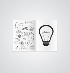 business idea concept on paper