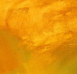 Naklejka premium orange abstract painting on a canvas by oil, illustration