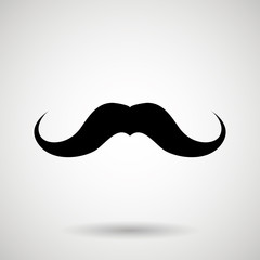 mustache icon design 