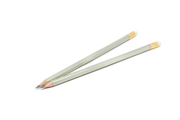 Pencil white background