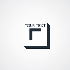 Fototapeta premium letter logotype theme
