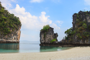 Obraz premium View of koh hong island krabi,Thailand
