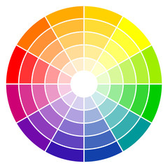 Obraz premium color wheel 12-colors