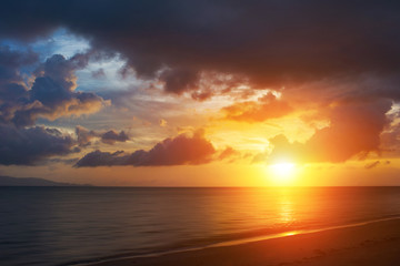Sky with clouds