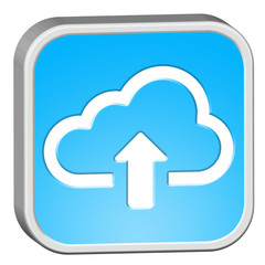 Cloud square icon