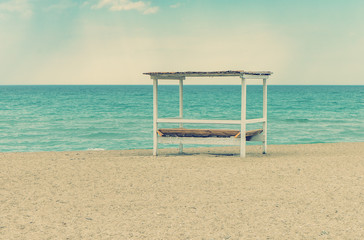  Beach lounger with instagram effect