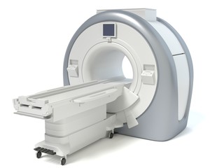 3d illustration of a MRI machine - 105625193