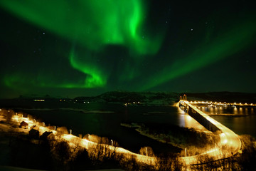 Nordlichter über den Lofoten